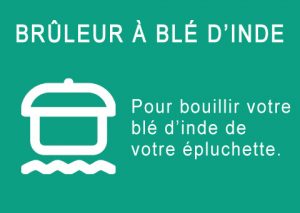 Location de brûleur à blé d'inde