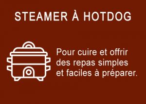 Location de steamer à hot dog