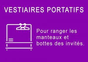 Location de vestiaire portatif