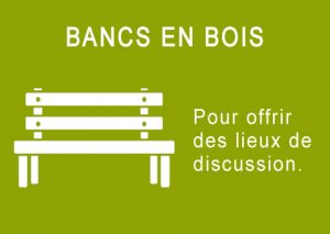 Bancs en bois