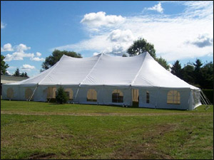 Location de chapiteau de 40 x 80 pieds