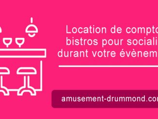 Location de comptoirs bistros