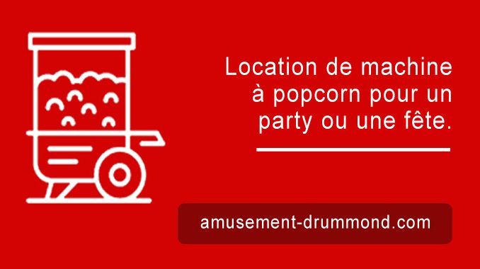 Location de machine à popcorn