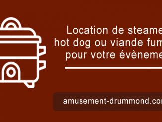 Location de steamer à hot dog