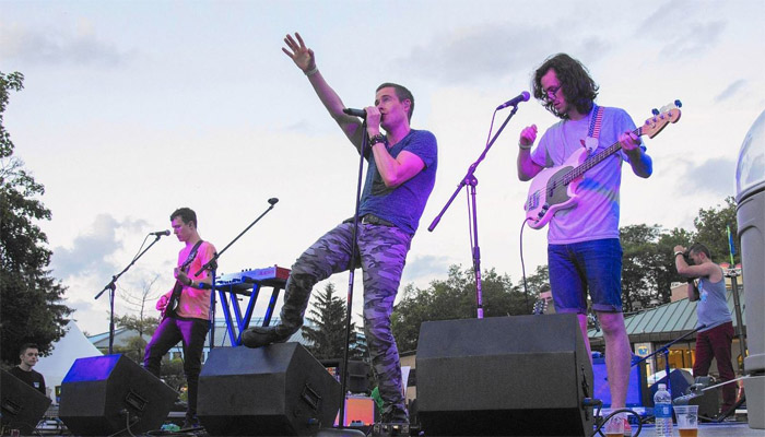 Groupe pour fête musicale