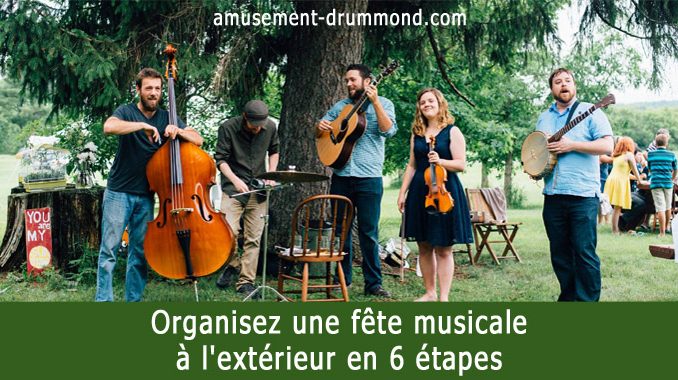 fête musicale à l'extérieur